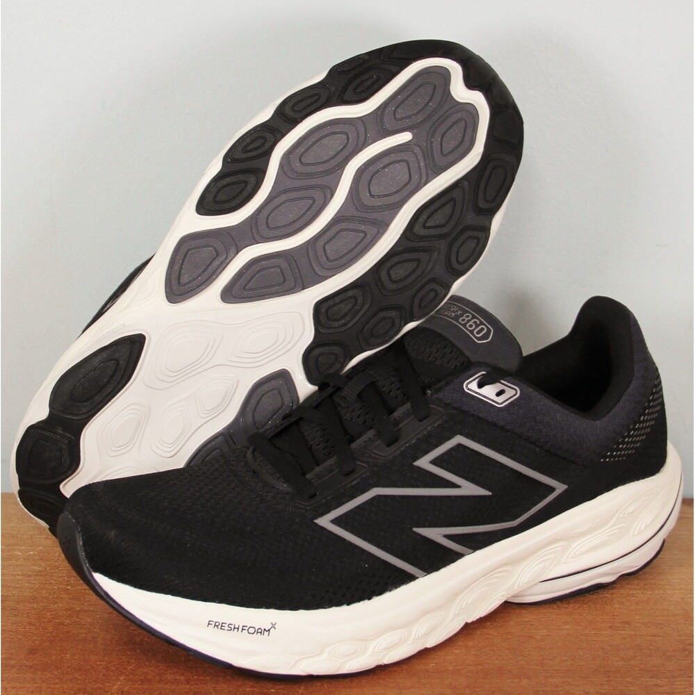 New Balance Fresh Foam X 860 v14 Running Shoes Mens 11.5 D 12 D Black Sail